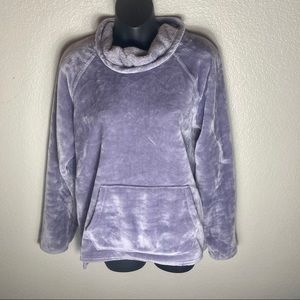 CHAMPION C9 teddy bear fleece funnel pullover L